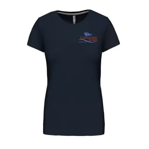 K380 - T-shirt col rond  femme - Différents coloris Couleur BleuTaille S